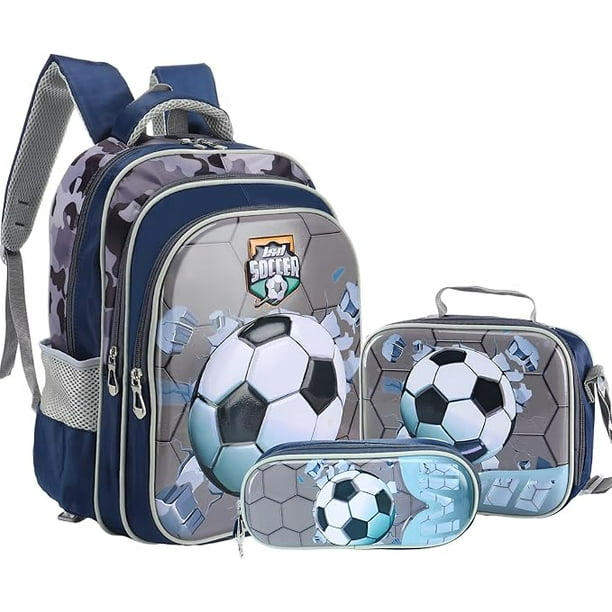 Mochila Niño Futbol Mochila De Fútbol Para Niños ScruffyTed Gran