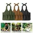 thumbnail image 2 of Heavy Duty Garden Work Apron Ample Storage Pockets Ergonomic Tool Organization For Planting Farming Outdoor Yard Work, 2 of 9