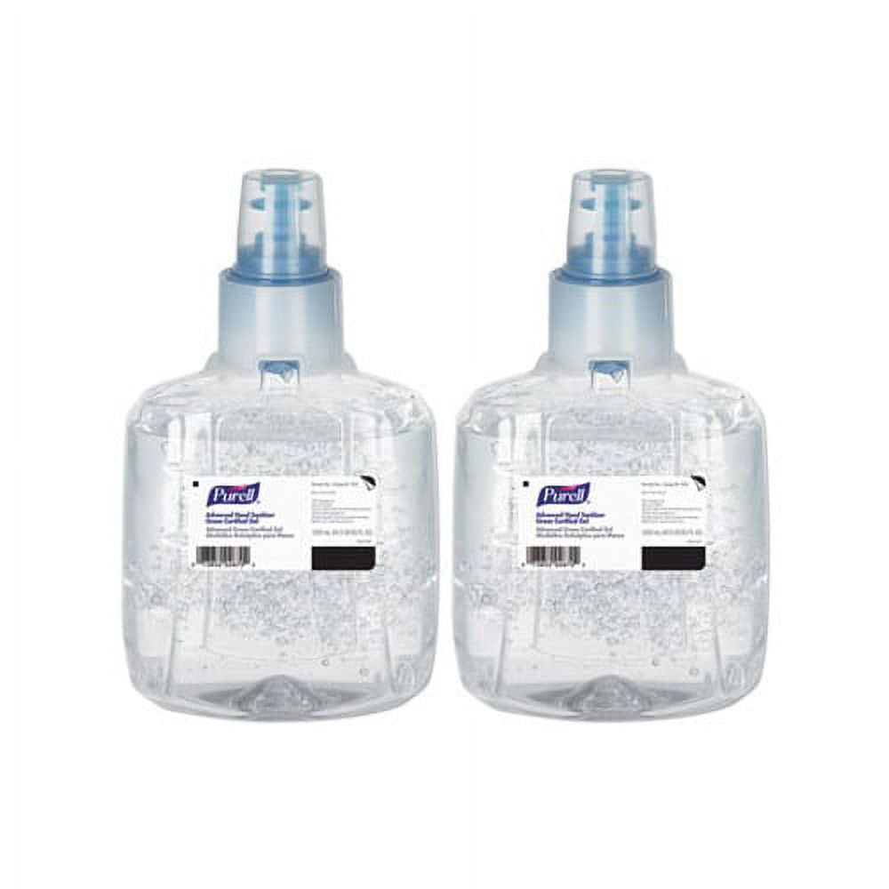 Green Certified Advanced Refreshing Gel Hand Sanitizer For LTX-12, 1,200 mL, Fragrance-Free, 2/Carton
