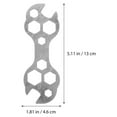 thumbnail image 2 of 10 Pcs Clé à Pédale Multi-Trou Outil de Réparation de Vélo Multifonctionnel, 2 of 8