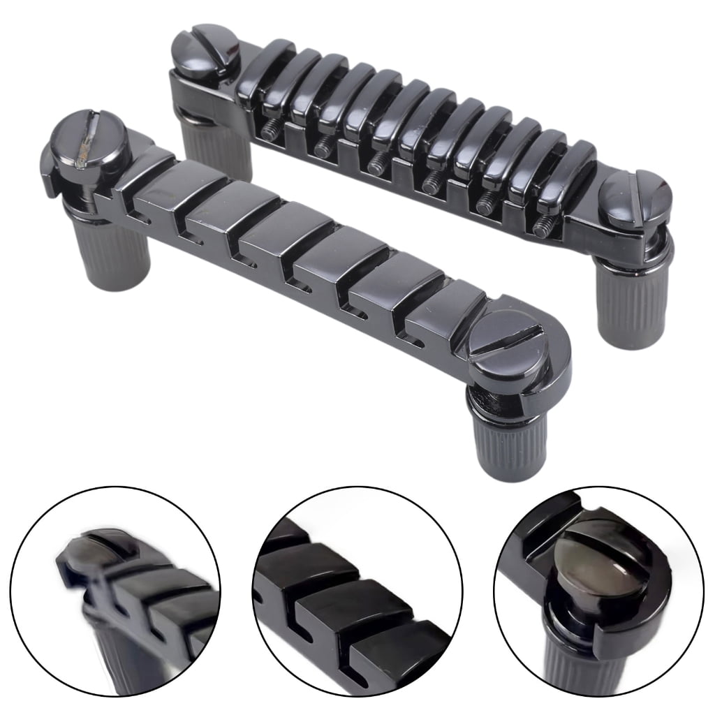 Yokua Quik Change Bridge Tailpiece Replacement Electric Guitar Bridge Tailpiece