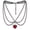 C, variant on Gothic Necklace Women Halloween Necklace Black Moon Pendant with Multilayer Metal Chains Beads Bat Choker Necklace for Cosplay Costume Party