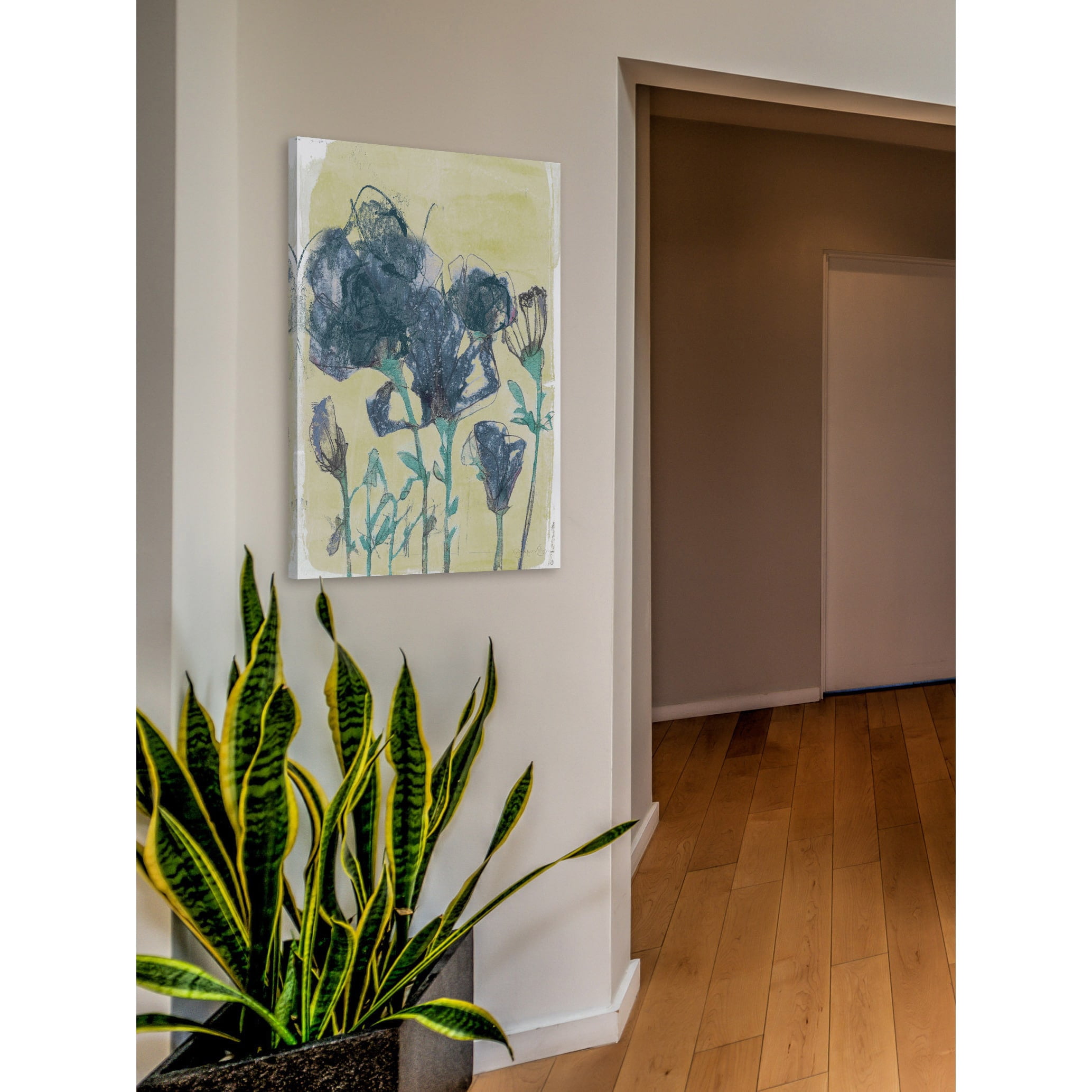 Marmont Hill "Floral Vignette III" Painting Print on Wrapped Canvas