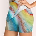 thumbnail image 5 of Agate Inspired Watercolor Abstract 01 Women's skirt Mini Skirts A Line Skirt With Hide Pocket Abstract Natural Stone Watercolor, 5 of 7