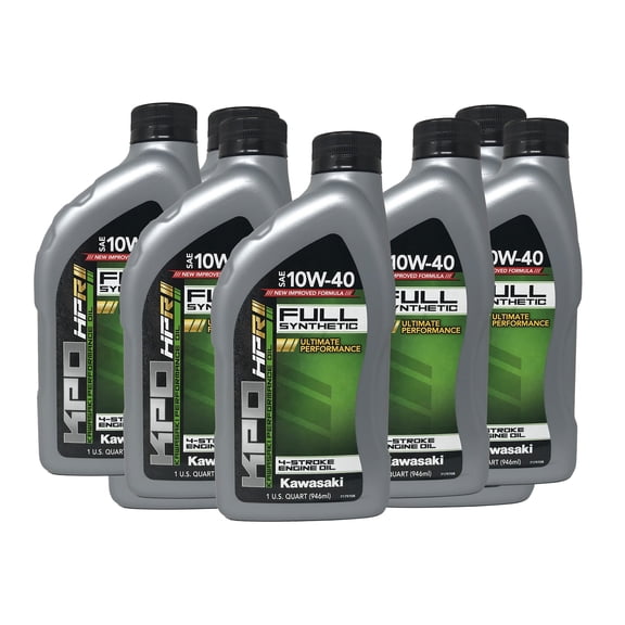 Kawasaki 10W40 4-Stroke Full Synthetic Oil 5 QUARTS K61021-207A 5 PACK