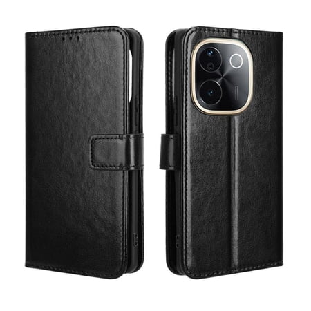 Flip Case for iQOO Z9S Pro 5G All-in-One Wallet Multifunctional Folio Flip Cover with Card Holder and Detachable Wrist Strap