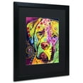 thumbnail image 3 of Trademark Fine Art "Mastiff II" Canvas Art by Dean Russo, Black Matte, Black Frame, 3 of 4