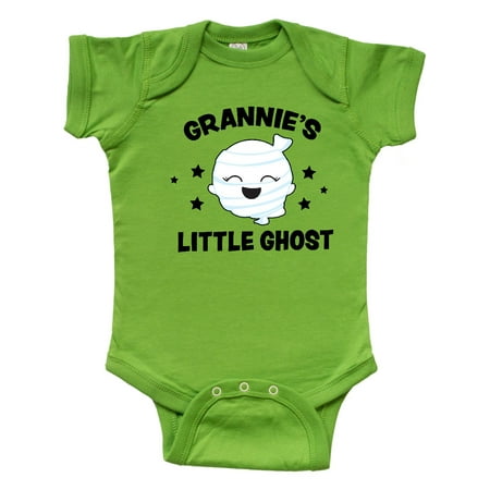 

Inktastic Cute Grannie s Little Ghost with Stars Gift Baby Girl Bodysuit