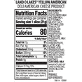 thumbnail image 6 of Land O Lakes Yellow American Cheese, Sliced (Fresh, Plastic Bag), 6 of 6