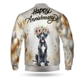 thumbnail image 2 of Happy Anniversary Great Dane Celebrates Wedding Love Family Party All Over Print 3D Baseball Jacket Danes Dog Lover Gifts Bomber Jacket Softball - 01015, 2 of 6