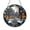 Acrylic 3.5 Inch, variant on Winter Street Stained Glass Suncatcher Window Hanging Decor, Round Snowy Trees and City Lights Glass Art Panel, Decorative Winter Urban Scene Window Ornament for Home Living Room