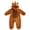 Brown Capibala, variant on MICHLEY Unisex Infant Toddler Animal Flannel Hooded Romper Jumpsuit, Fall Winter Warm Soft One-Piece Onesie, Machine Washable, 0-3T
