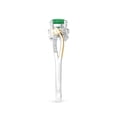 thumbnail image 3 of ANGARA Natural Emerald and Diamond Twisted Vine Engagement Ring in 14K White & Yellow Gold for Women (Size-5mm) | May Birthstone, Birthday, Anniversary, Jewelry Gift for Women | Natural Emerald Ring, 3 of 10