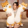 thumbnail image 2 of 130cm Giant Long Shiba Inu Dog Plush Toy Throw Pillow Stuffed Soft Animal Corgi Chai Cushion Kawaii Birthday Valentine Present, 2 of 5