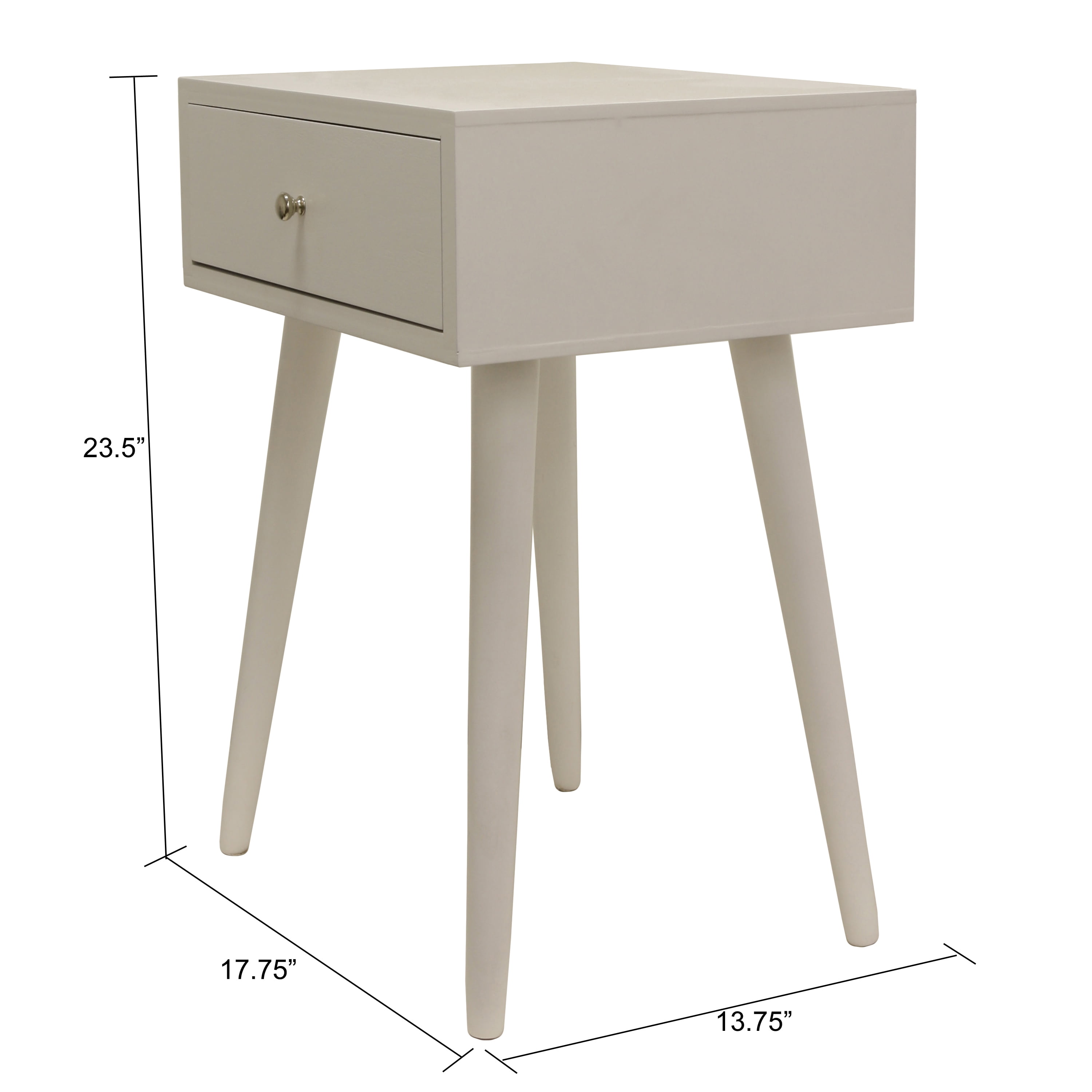 Mid Century One Drawer Side Table