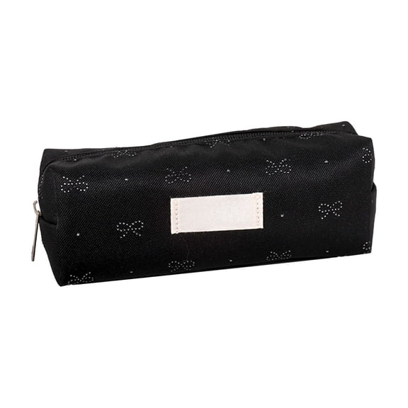 Cute Bow Pencil Case,Aesthetic Student Pencil Pouch With Zipper,Large Capacity Office Stationery Organizer,Pen Holder,Pencil Bag,Makeup Pouch Cosmetic Bag