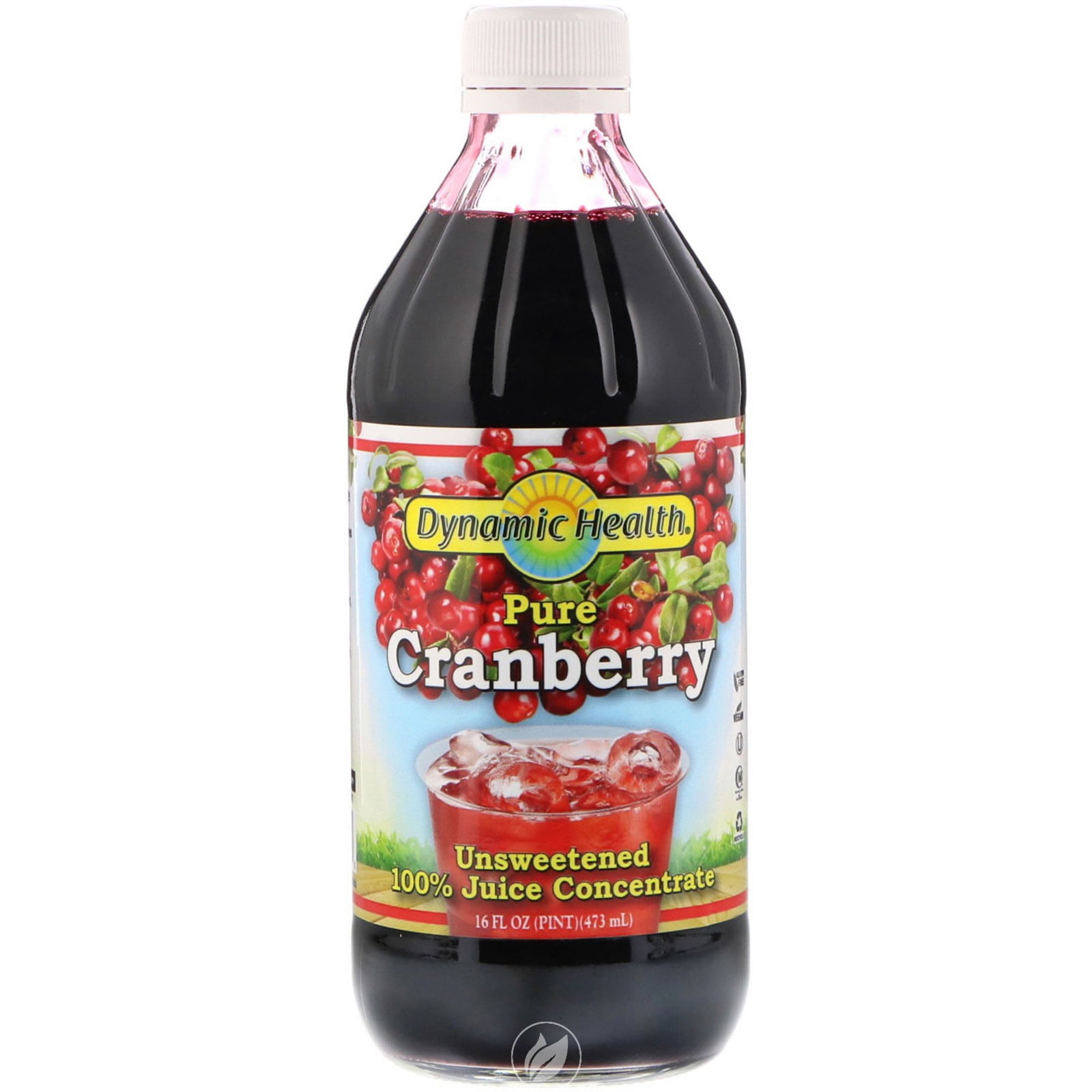 Dynamic Health Cranberry Concentrate 16oz 473ml, Pack of 2 Walmart