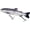 A2, variant on Fishing Lure Glide Bait: Jointed Swimbait Artificial Fishing Bait with Hooks for Bass Trout Pike Walleye, Built-in Steel Ball