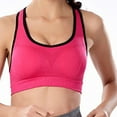 thumbnail image 5 of High Support Sports Bras for Women No Underwire Bra Feature V-Neck Training Bra Style W-754 Hook and Eye Closure Sports Bra Red M, 5 of 5