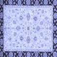 thumbnail image 1 of Ahgly Company Indoor Square Oriental Blue Traditional Area Rugs, 8' Square, 1 of 4