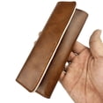 thumbnail image 4 of Miangastore Tweezer Storage Pouch Brown 1Pack Professional 6.3X2.6X0.8In, 4 of 9