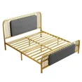 thumbnail image 2 of Dormitorio tamaño Queen buena calidad Loft cama albergue marco de camas de metal para adultos, 2 of 3