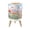 Color 4, variant on Small Trash Can with Lid Blue Floral Butterflies Detailed Botanical 1.8 Gallon Dog Proof Trash Can Round Garbage Can Waste Bin Wastebasket for Bathroom Bedroom Living Room