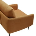 thumbnail image 6 of WIXIDIEL Living Room Contemporary Adult Fabric Upholstered Solid Print Armchair with Removable Cushions, Brown (Set of 2), 6 of 7