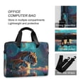 thumbnail image 4 of 16" Laptop Briefcase, Detachable Anti-Slip Shoulder Strap, Multi-Compartment Work Travel Bag Two Tigers, 4 of 8