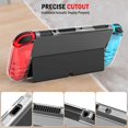 thumbnail image 5 of z6j Transparent Soft TPU Protective Cover Game Console Controller v1Z Case for Nintendo Switch Oled, 5 of 5