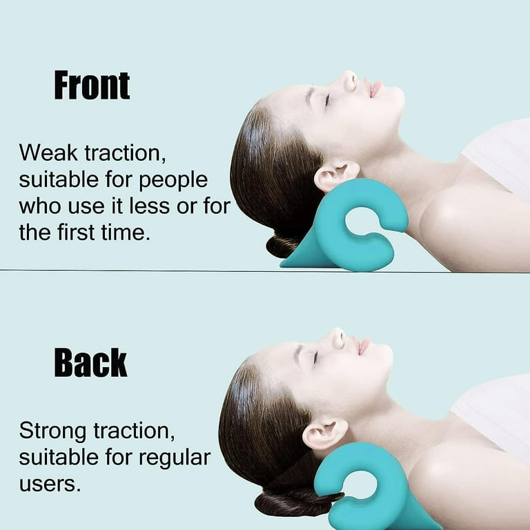 Neck Stretcher Neck Cloud - Cervical Traction Device for Neck Pain Relief, Neck Hump Corrector Pillow, Neck Support, Neck and Shoulder Relaxer for TMJ