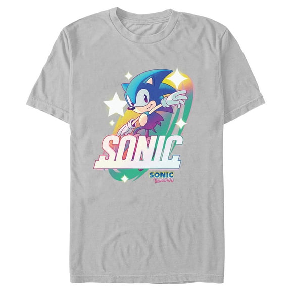 Men's Sonic the Hedgehog Multicolor Logo Graphic T-Shirt
