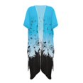thumbnail image 2 of SCRAWLGOD Dandelion Music Note Print Women's Swimsuit Coverup Loose Soft Beach Cover Up Quick Dry Lightweight Bathing Suit Cover Up for Beach, 2 of 6