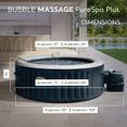 thumbnail image 4 of Intex Inflatable Hot Tub Bubble Jet Spa & Rechargeable Pool Vacuum Cleaner, 4 of 12