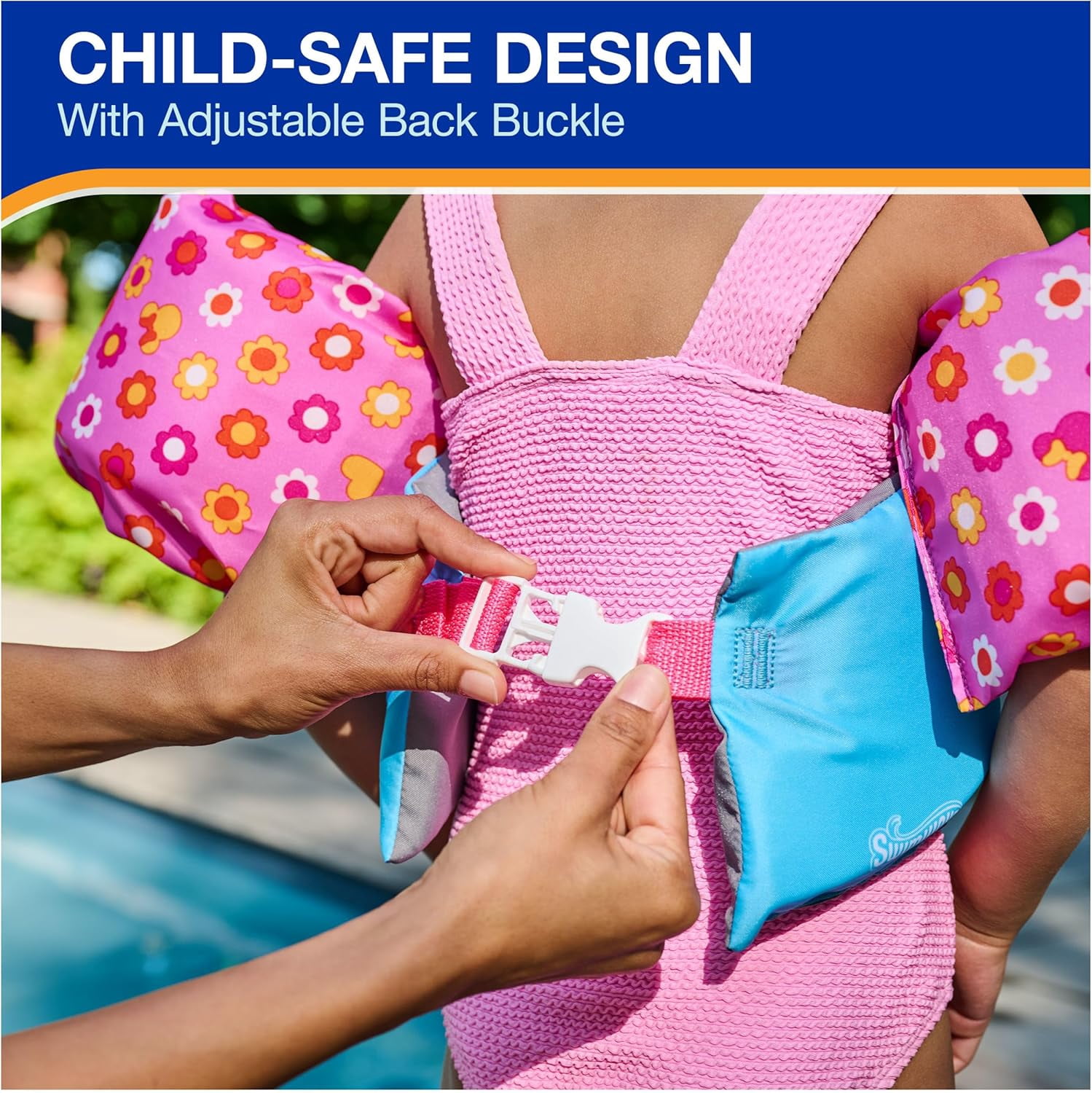 Swim Trainer Life Vest for Kids 33-55 lbs, US Coast Guard Approved