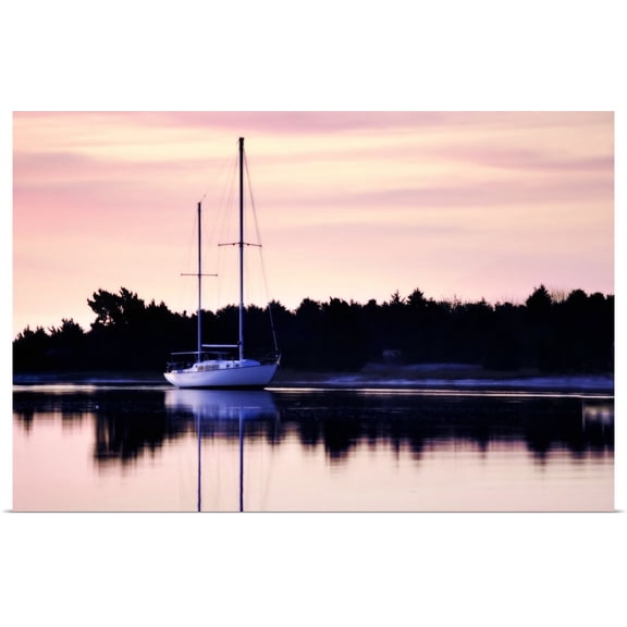 Great BIG Canvas | "At Anchor I" Art Print - 48x32