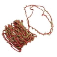 thumbnail image 3 of 1 rollo de 10 m de cuerda de cáñamo de hojas verdes, lavable, resistente al sol, para manualidades, guirnalda decorativa de cuerda de cáñamo de múltiples hilos, color rojo, 3 of 9