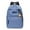 Blue, variant on Backpack for Women,Large Capacity Travel Backpack with Multiple Pockets,Water Resistant Nylon Commuter Backpack,Lightweight Daypack for Work and Outdoors,17.7X11.8X5.9In
