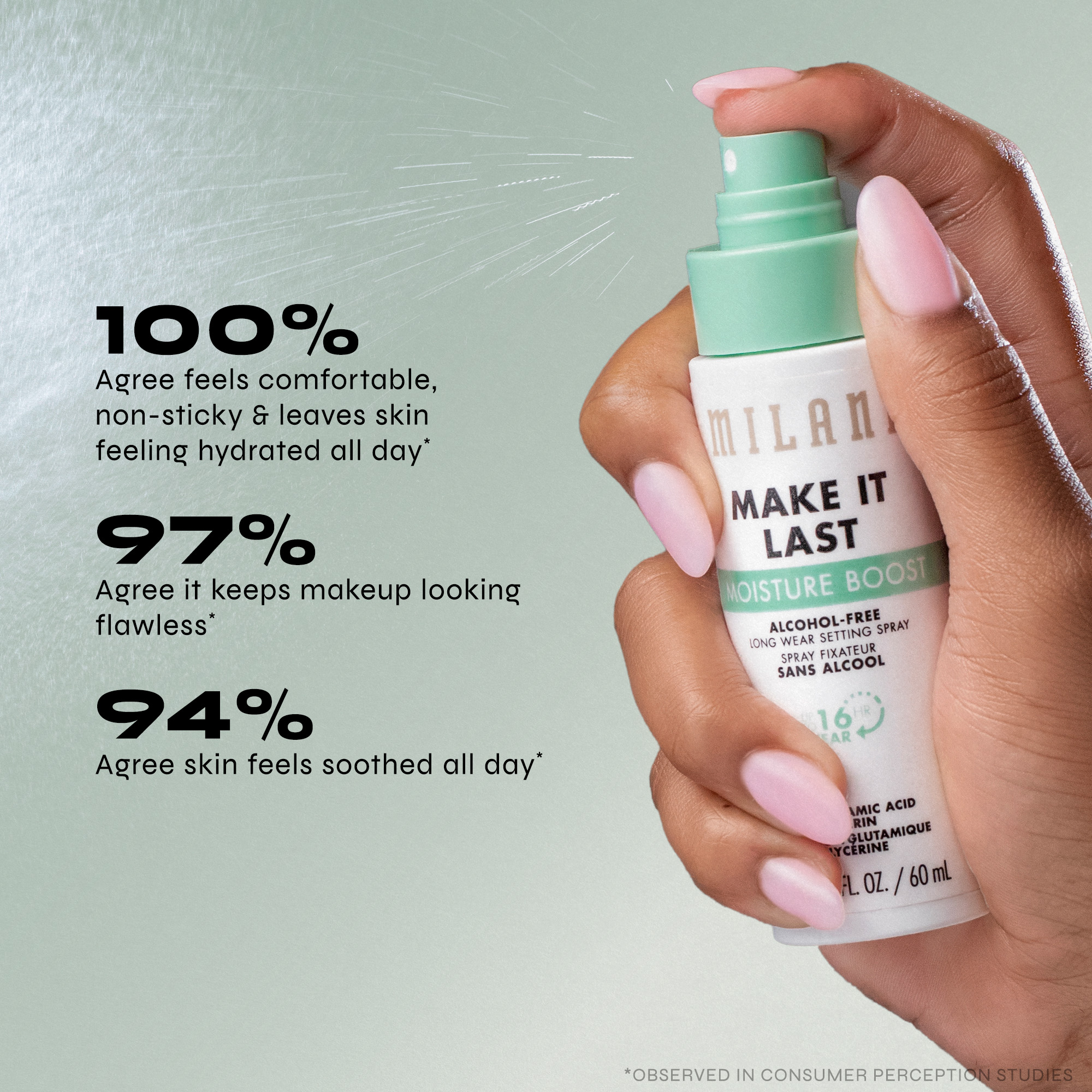 Milani Make It Last Moisture Boost Setting Spray photo 6