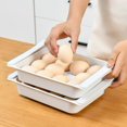 thumbnail image 1 of MesaSe Functional Fresh-keeping Drawer Type Refrigerator Egg Storage Box Tray Carton, 1 of 4