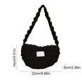 thumbnail image 3 of DPTALR Bags For Women Soft Foldable Vegan Leather Shoulder Handbag Stylish Slouchy Tote Purses, 3 of 6