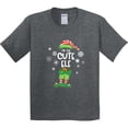 thumbnail image 3 of Inktastic Funny Christmas I'm the Cute Elf with Shoes and Hat Youth T-Shirt, 3 of 5