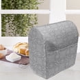 thumbnail image 3 of Abstract Stand Mixer Cover, Composition of Concentric Round Squares Waves and Streaks in Muted Colors, Kitchen Appliance Organizer Bag Cover with Pockets, 5 Quarts, Dimgray and White, by Ambesonne, 3 of 4