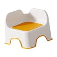 thumbnail image 4 of Taburete para niños, taburete para pies, respaldo antideslizante portátil, reposapiés multiusos, taburete para cambiar zapatos para cocina, sala de es Naranja, 4 of 8