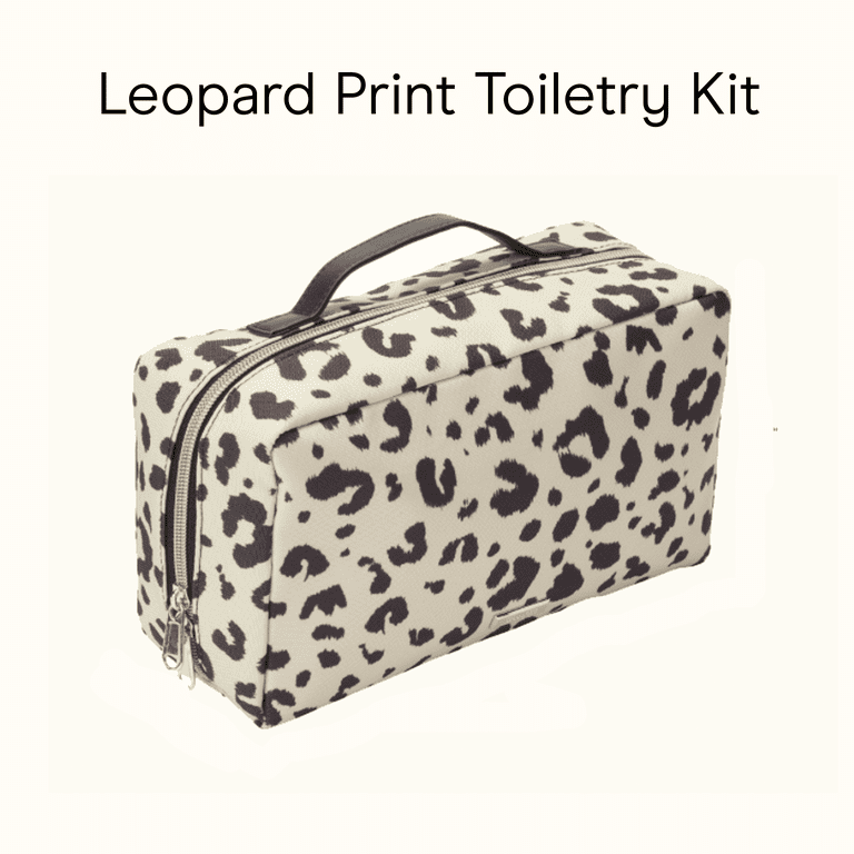 Conair Leopard Print Toiletry Kit, Travel Organizer photo 6
