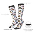 thumbnail image 4 of JUNZAN Fun Novelty Knee Warmer High Socks Cartoon Monster Trucks1 Design, 4 of 7