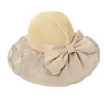 thumbnail image 4 of Sombrero de sol para mujer, ala ancha, sombrero de verano, absorción del sudor, cómodo sombrero de pesca, gorra para fiesta, camping, desplazamientos, Beige, 4 of 8