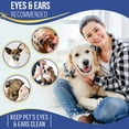 thumbnail image 2 of Kivema PETS Eye & Ear Wipes - 160 Count - Natural Ingredients, Gentle on Skin for Cleaning Dog's Eyes and Ears, 2 of 9