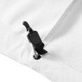 thumbnail image 5 of Men's Lightweight Hooded Windbreaker, Breathable Active Performance Waterproof Rain Shell Jacket with Multi Zipper Pockets, Outdoor Outerwear for Work, Commuting,Hiking & Fishing White, 5 of 6