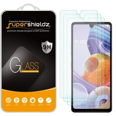 [3-Pack] Supershieldz for LG K51 Tempered Glass Screen Protector, Anti-Scratch, Anti-Fingerprint, Bubble Free